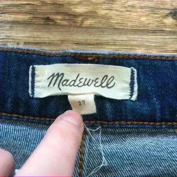 MADEWELL Stretch Denim Straight Mini Skirt - Picture 6 of 8